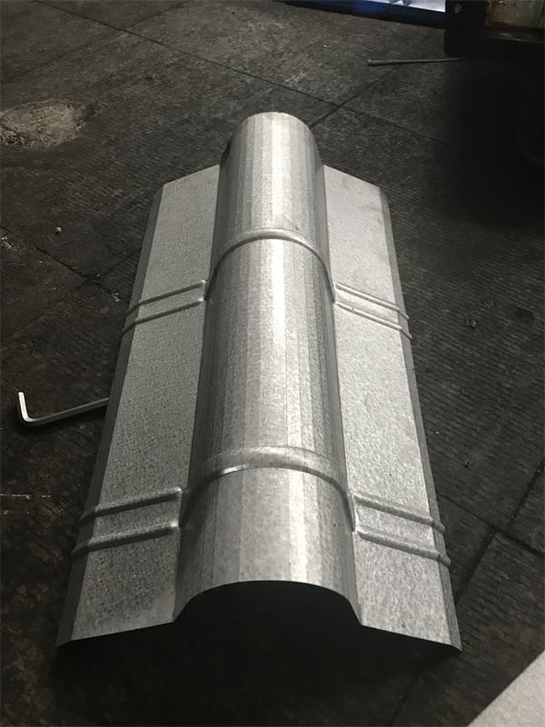 Metal Roof Ridge Cap Roll Forming Machine For Sale - Image 3
