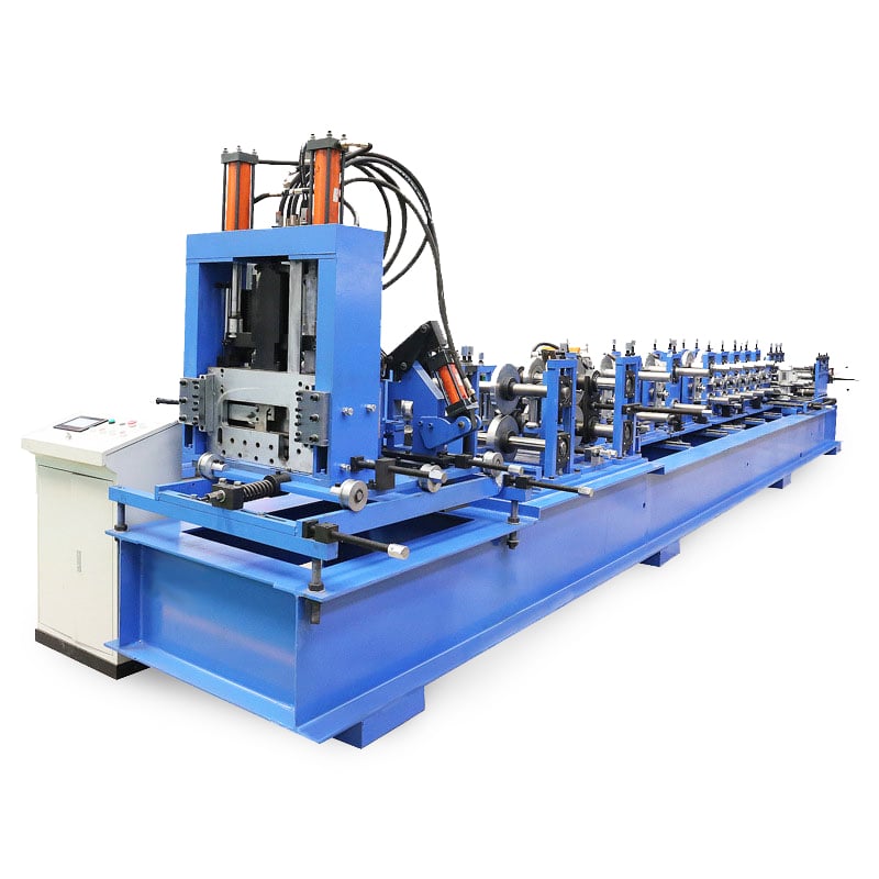 Metal forming machine in a product photograph