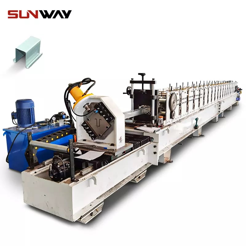 Pv Mounting Bracket Roll Forming Machine (Hat / Omega Profile)