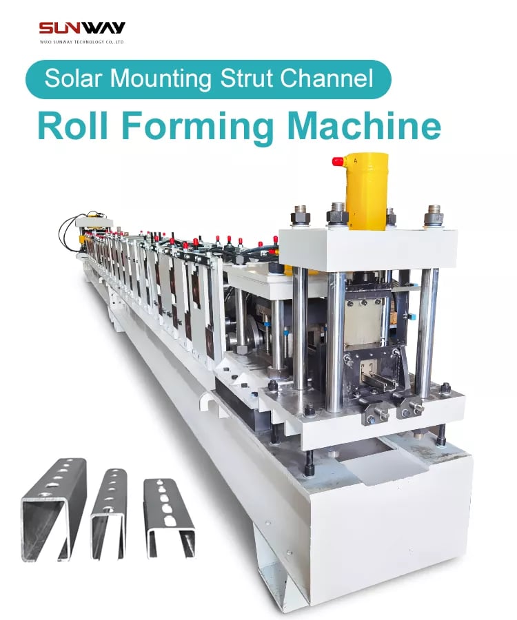 Strut Channel Roll Forming Machine